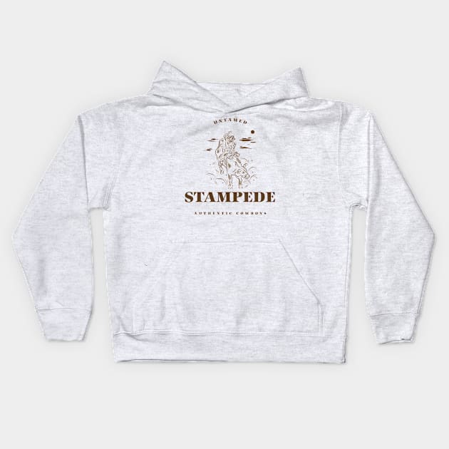 Untamed Stampede Kids Hoodie by Canada Tees